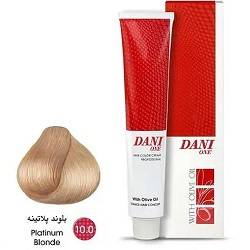 رنگ مو بدون آمونیاک بلوند پلاتینه 10/0 دنی وان 100 میل